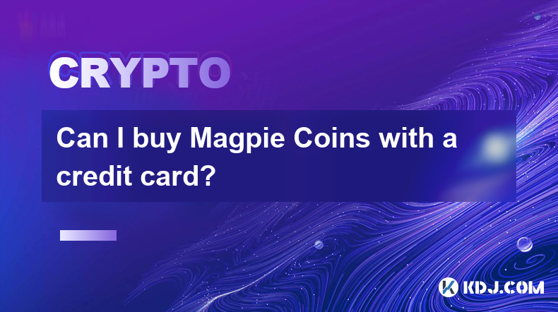 Puis-je acheter des Magpie Coins avec une carte de crédit ?