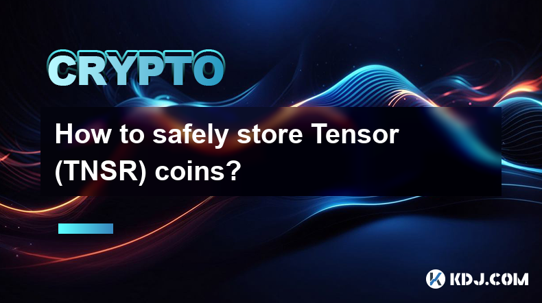 How to safely store Tensor (TNSR) coins?