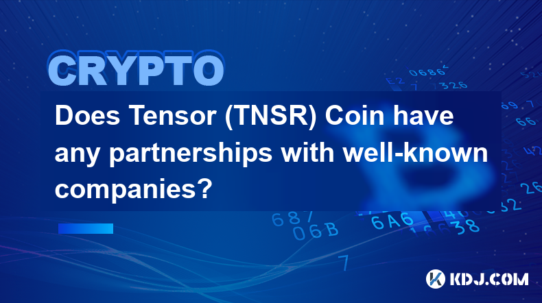 Tensor（TNSR）幣與知名公司有合作關係嗎？