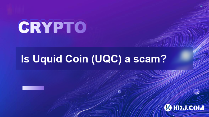 Uquid Coin (UQC) は詐欺ですか?