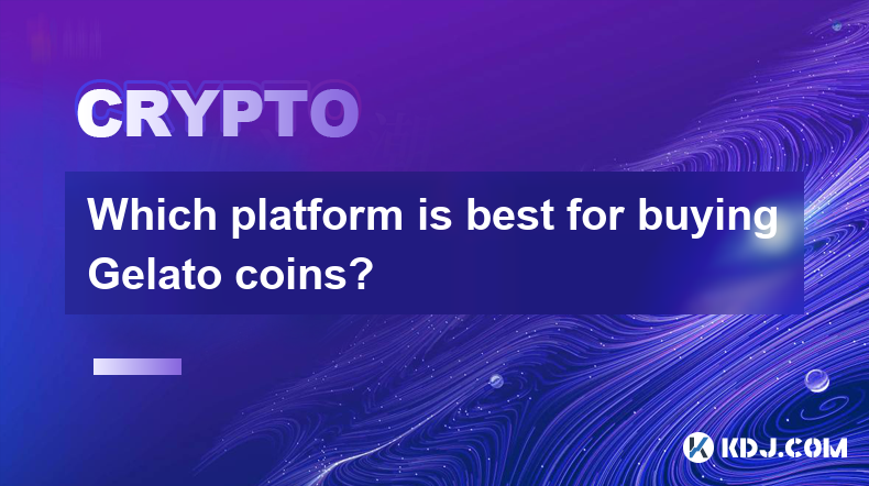 Which platform is best for buying Gelato coins?