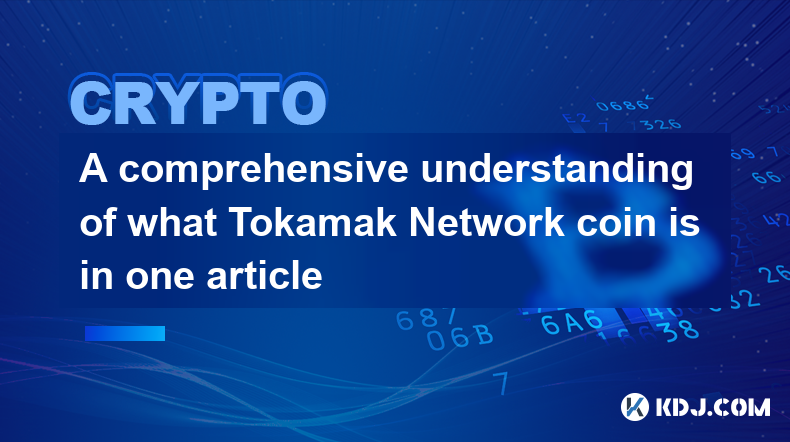 A comprehensive understanding of what Tokamak Network coin is in one article