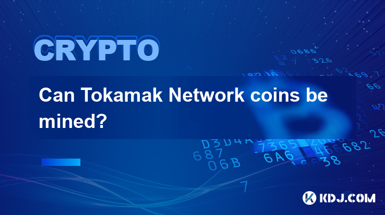 Can Tokamak Network coins be mined?