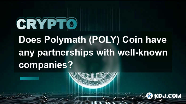 Unterhält Polymath (POLY) Coin Partnerschaften mit namhaften Unternehmen?