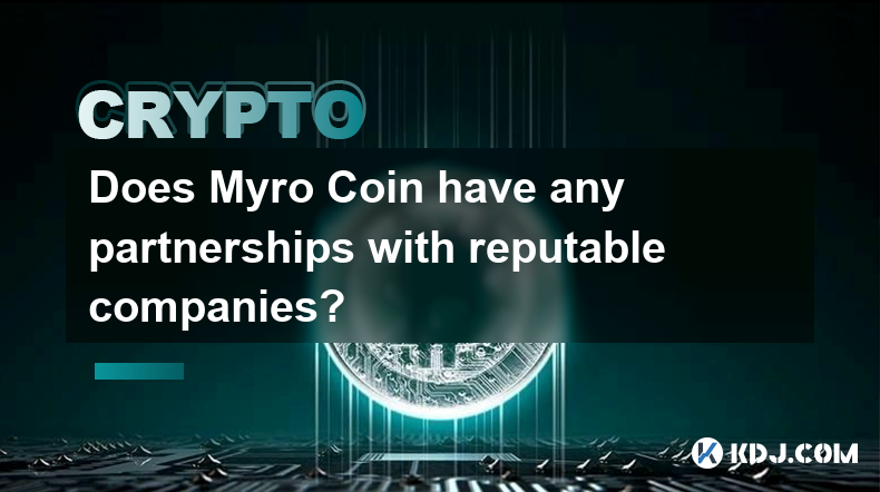 Myro Coin 是否與信譽良好的公司有合作關係？