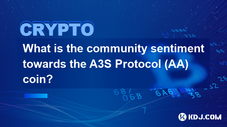 What is the community sentiment towards the A3S Protocol (AA) coin?