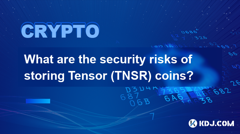 What are the security risks of storing Tensor (TNSR) coins?