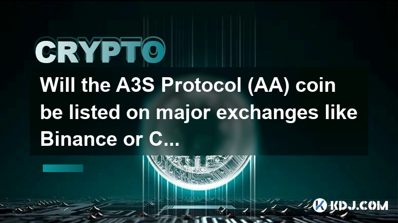 A3S 프로토콜(AA) 코인이 Binance 또는 Coinbase와 같은 주요 거래소에 상장됩니까?