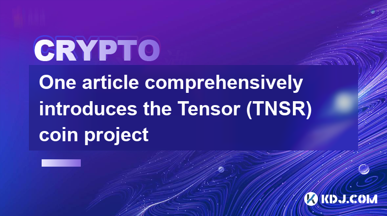 Un article présente de manière exhaustive le projet de pièce Tensor (TNSR)