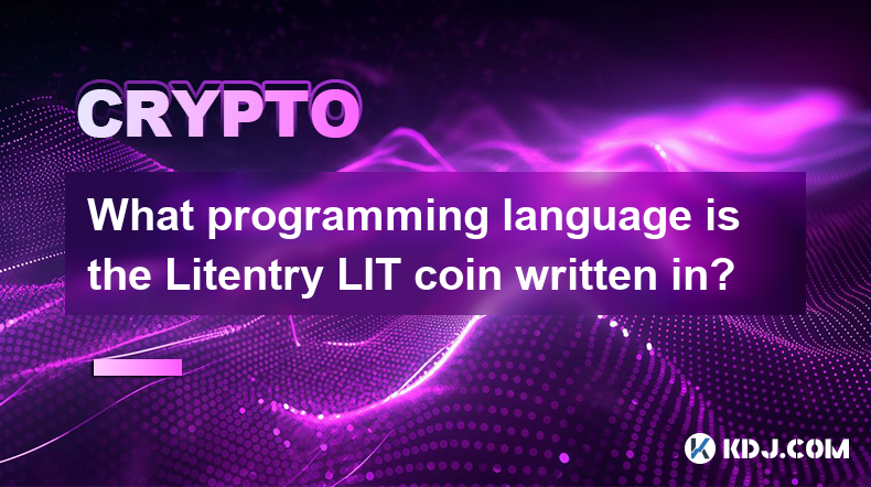 What programming language is the Litentry LIT coin written in?