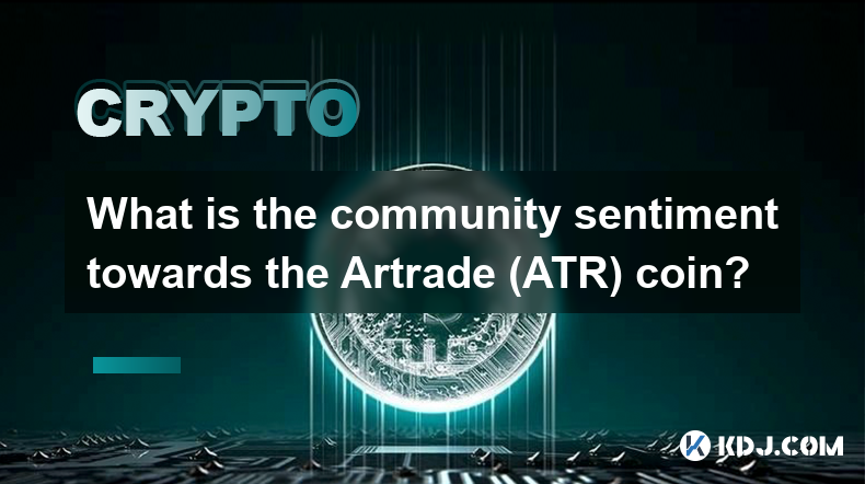 What is the community sentiment towards the Artrade (ATR) coin?