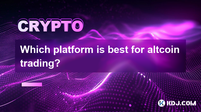 Which platform is best for altcoin trading?