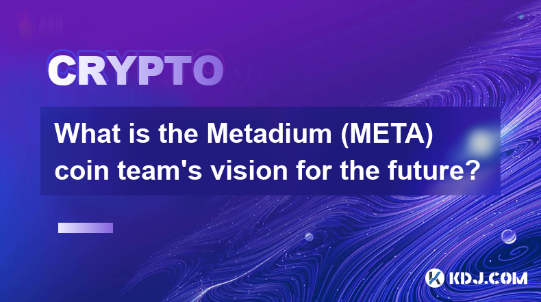 Metadium (META) 币团队对未来的愿景是什么？