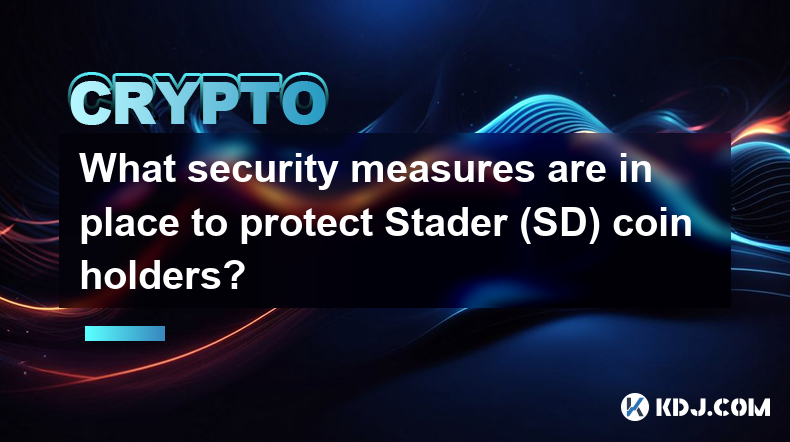 What security measures are in place to protect Stader (SD) coin holders?