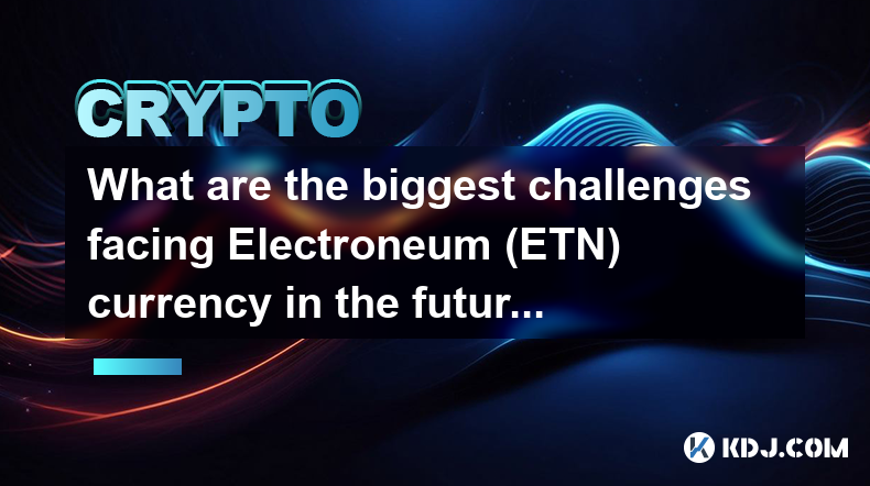 What are the biggest challenges facing Electroneum (ETN) currency in the future?