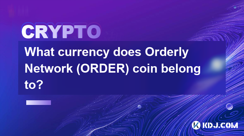 What currency does Orderly Network (ORDER) coin belong to?