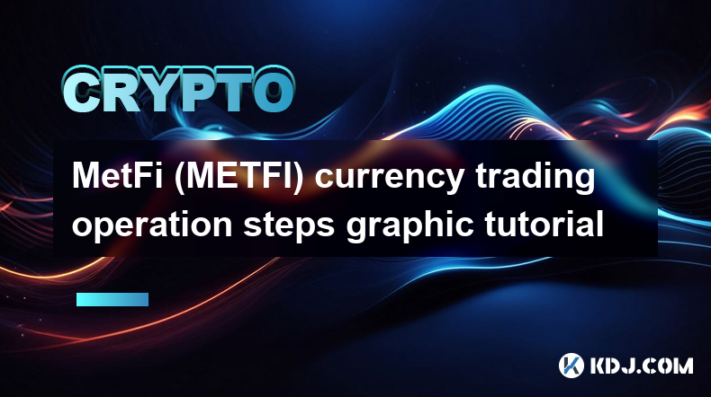 Grafisches Tutorial mit den Schritten zum Devisenhandel mit MetFi (METFI).