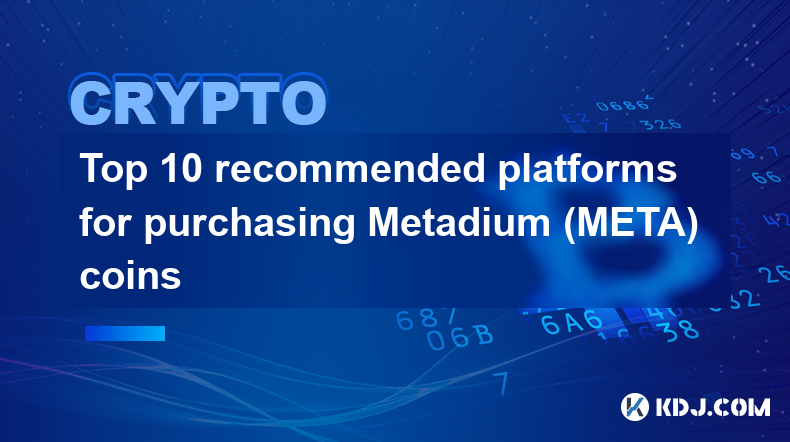 购买 Metadium (META) 币的十大推荐平台