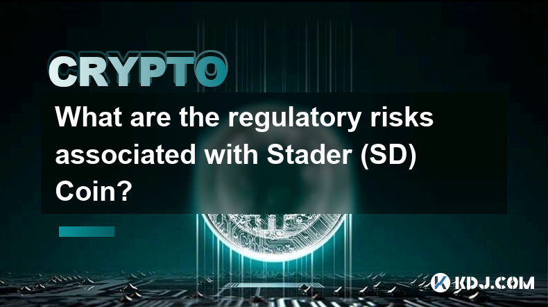 Welche regulatorischen Risiken sind mit Stader (SD) Coin verbunden?