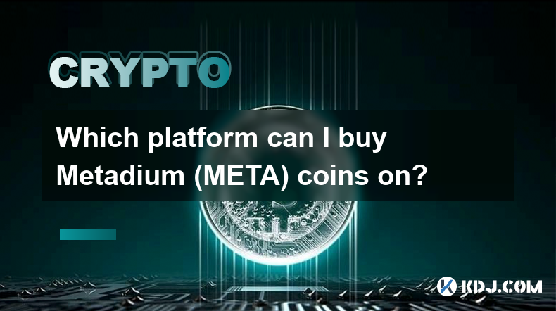 Which platform can I buy Metadium (META) coins on?