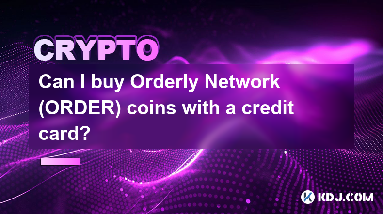 Can I buy Orderly Network (ORDER) coins with a credit card?