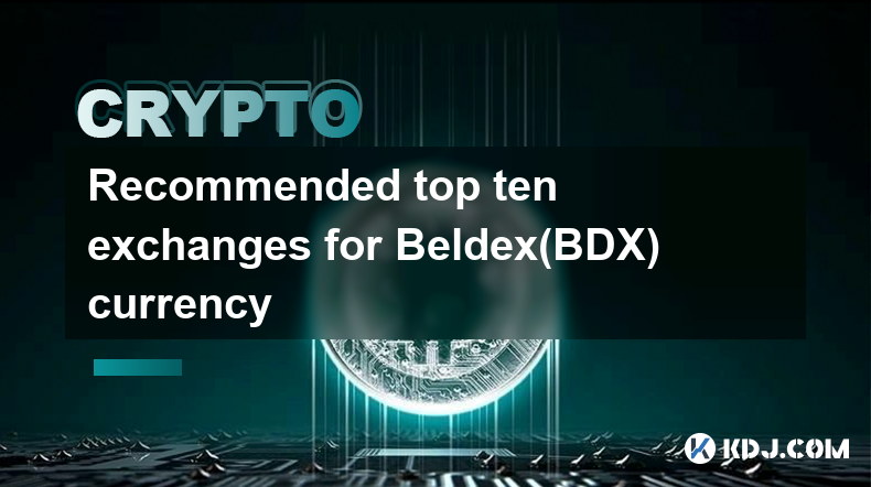 Beldex(BDX)货币推荐十大交易所