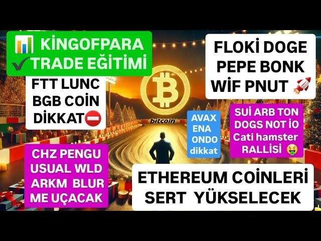 #BITCOIN은 강하게 상승할 것입니다🚨SUI ENA TON ARB DOGS WLD CHZ PENGU USUAL THE ME RALLY🚨FTT LUNC BGB DICKAT