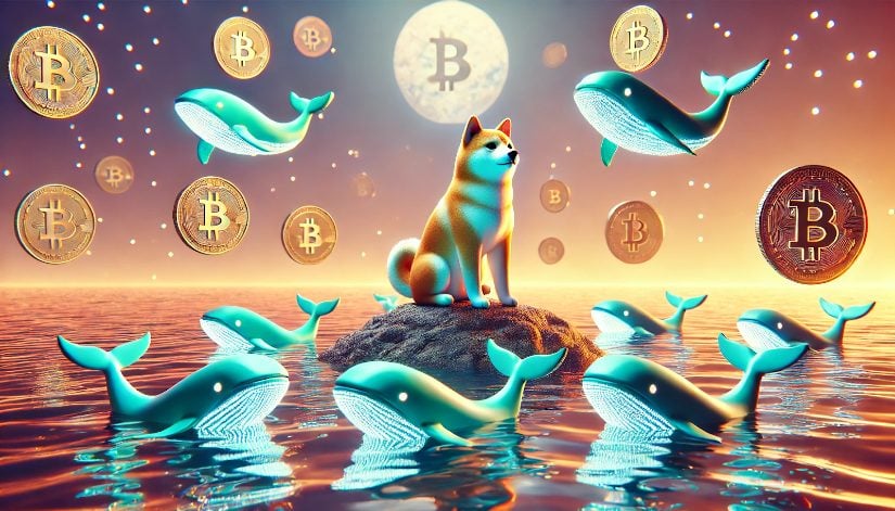 Les baleines Dogecoin accumulent 570 millions de jetons DOGE, signalant des perspectives haussières pour 2025