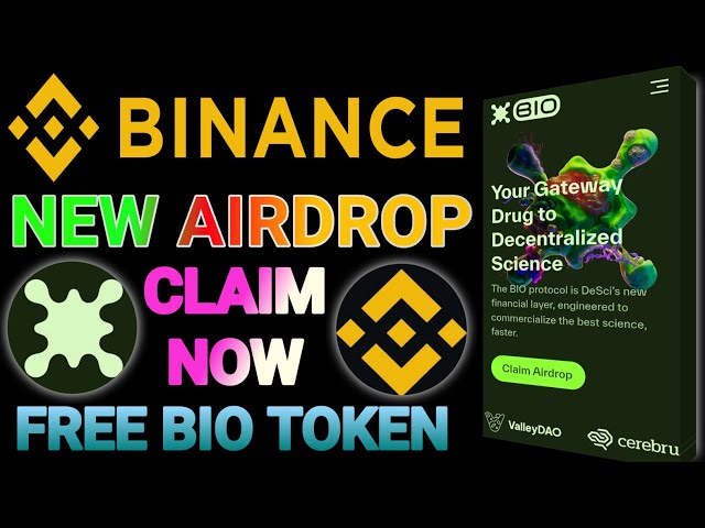 幣安新空投🔥Bio Token免費空投|幣安新優惠 |幣安空投 |新的加密貨幣戰利品