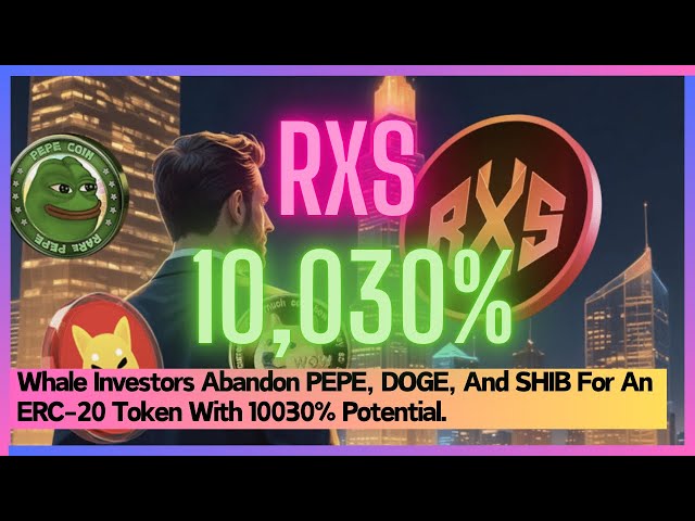 고래 이동 초점: PEPE, DOGE, SHIB Out; Rexas Finance의 RWA 토큰이 잠재력 10,030%로 치솟습니다!