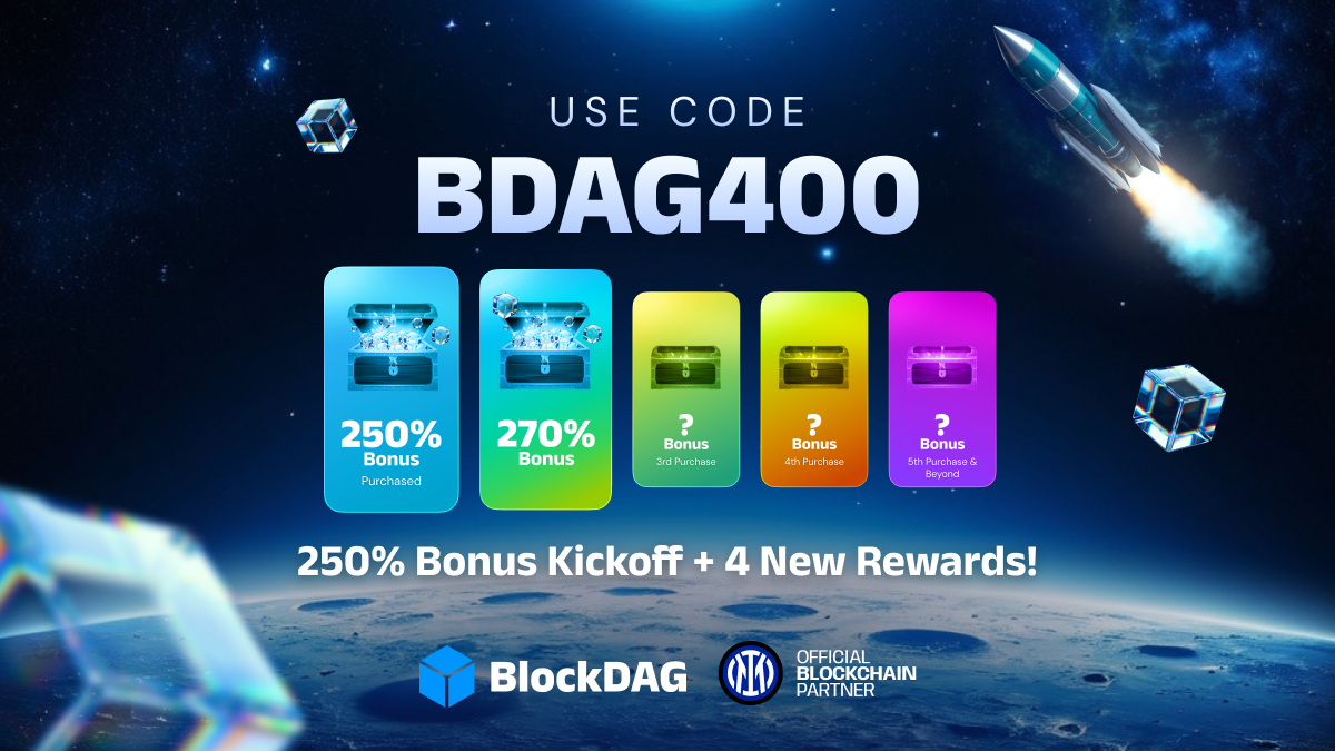 BDAG400 奖金点燃兴奋，BlockDAG 为 2025 年做准备！关于 Hedera 和 Polkadot 价格目标的见解