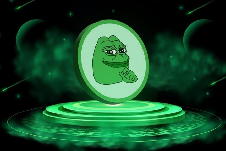 馬斯克 (Elon Musk) 的佩佩青蛙 (Pepe the Frog) 頭像讓 PEPE 幣飆升