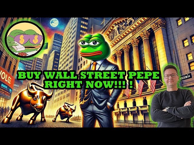 Kaufen Sie jetzt den neuen Wall Street Pepe!! NÄCHSTE 1000X PEPE MEME-MÜNZE!!