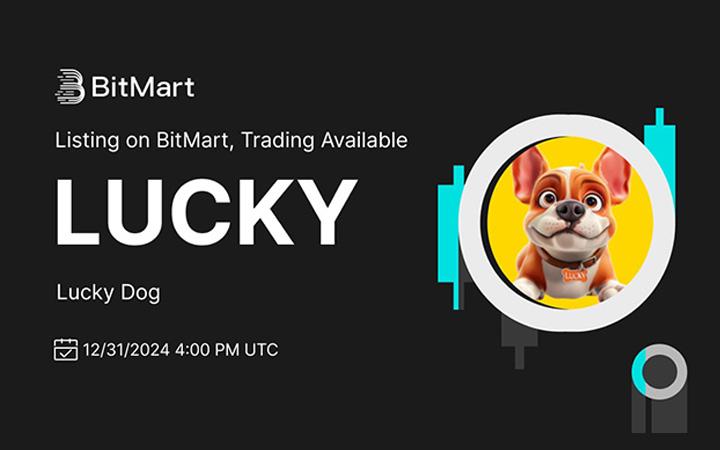 비트마트, LUCKY/USDT 트레이딩 페어와 함께 Lucky Dog(LUCKY) 상장