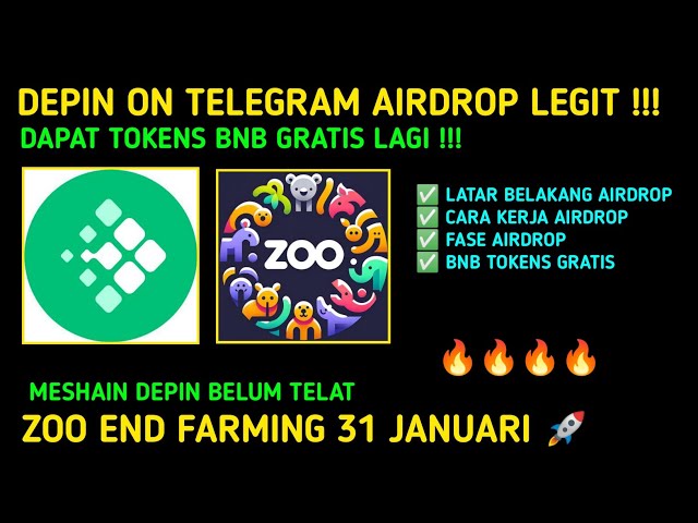 AIRDROP TELEGRAM LISTING!!! Meschain & ZOO Airdrop recommend | Depin airdrop on telegram | Reviews