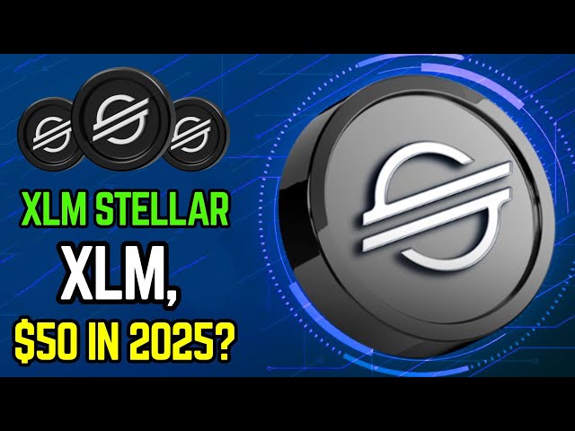 Stellar Lumens XLM 暗号コイン 1 コインあたり $50 移動!