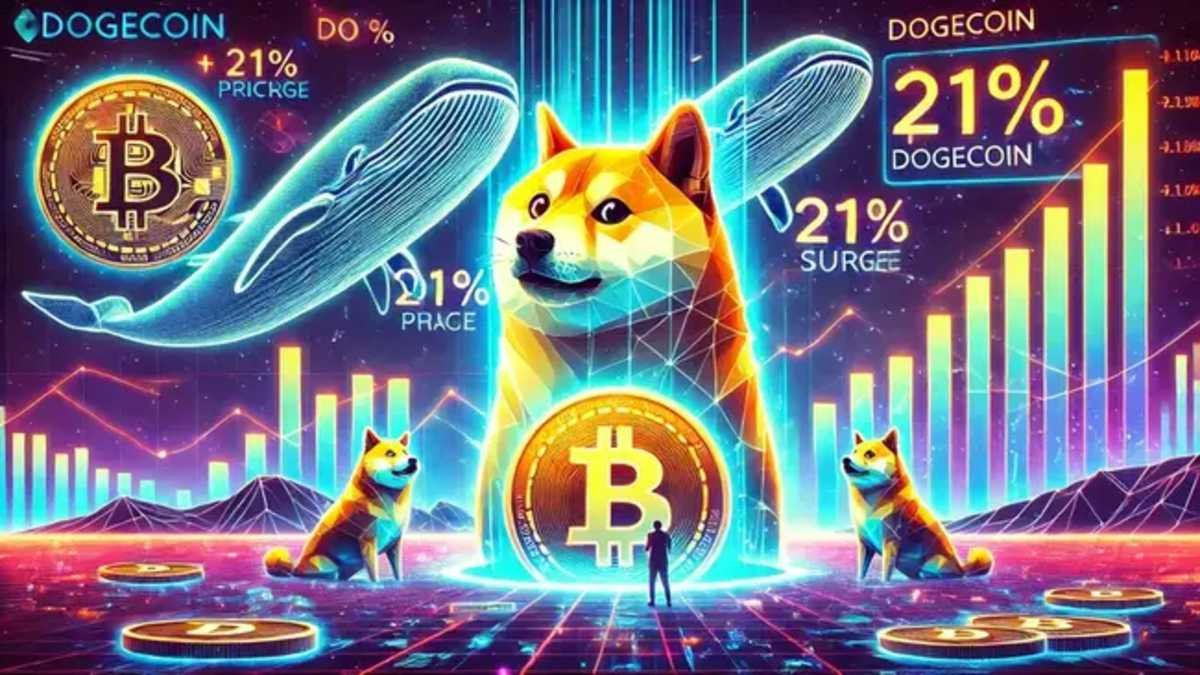 Dogecoin (DOGE) erobert den Markt mit einem Anstieg von 21 %, angetrieben durch Walaktivitäten und Community-Enthusiasmus