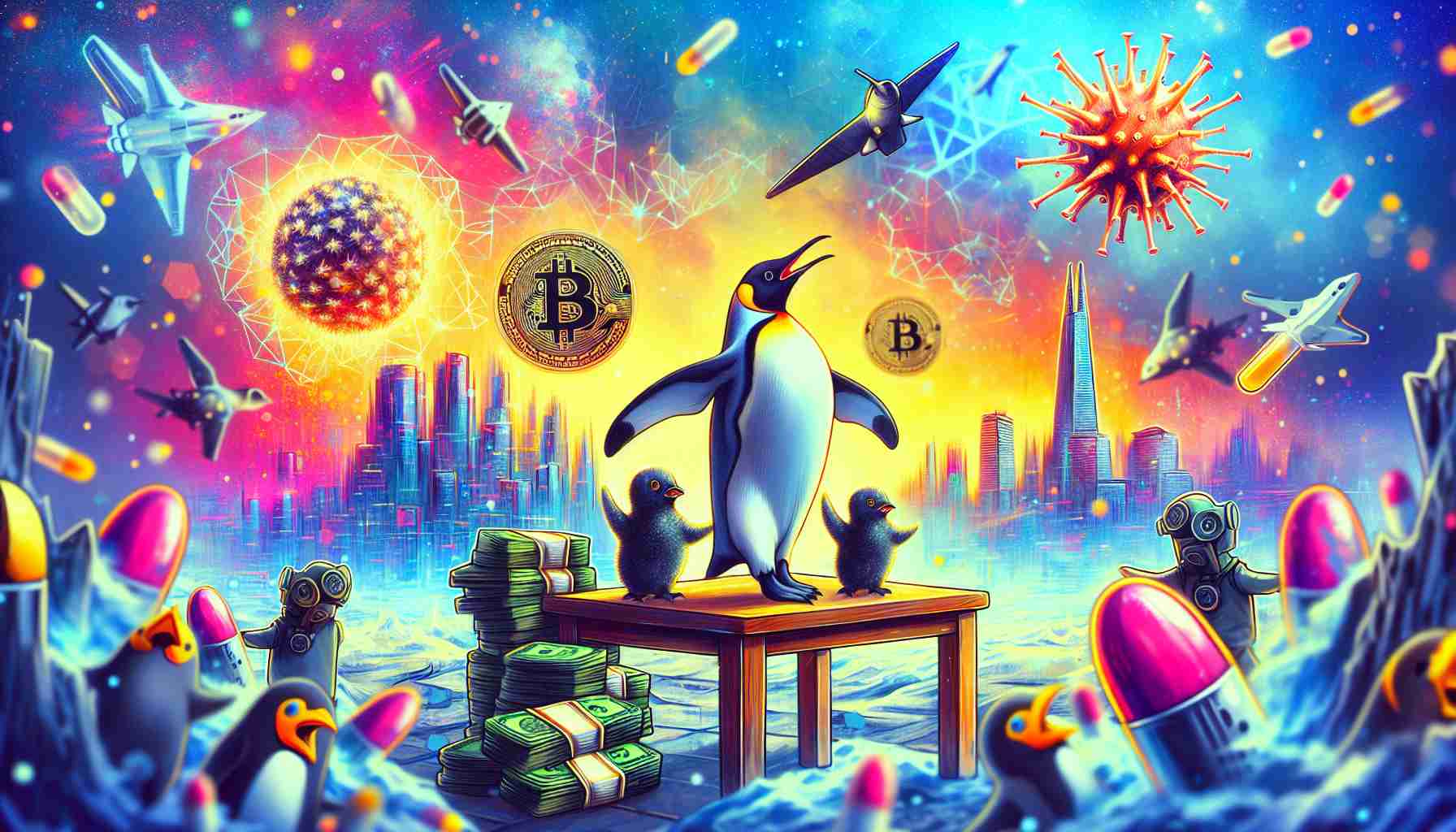 ずんぐりしたペンギンが仮想通貨世界を席巻