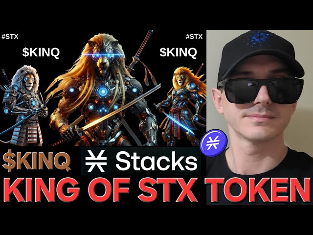 $KINQ – KING OF STX TOKEN CRYPTO COIN SO KAUFEN SIE LION MEMECOIN STACKS BLOCKCHAIN ​​VELARSWAP KINQ XT