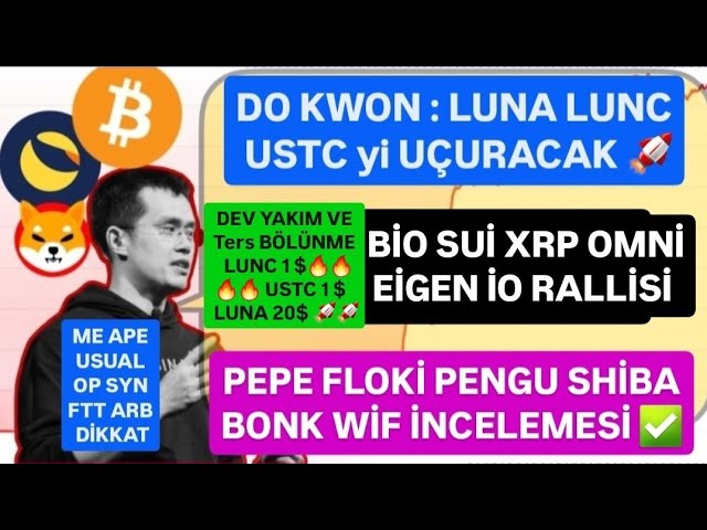 LUNA LUNC BIO XRP OMNI EIGEN IO SUI SYN RALLY🚨PEPE FLOKI SHIBA BONK WIF THINNING🚨ME FTT DICKAT