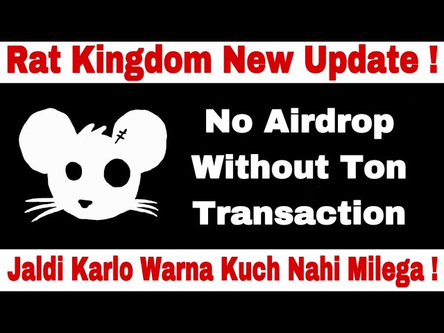 Rat Kingdom Neues Update! Kein Airdrop ohne Ton! Boinkers, Cat & Dogs, Tapswap Listing-Update!