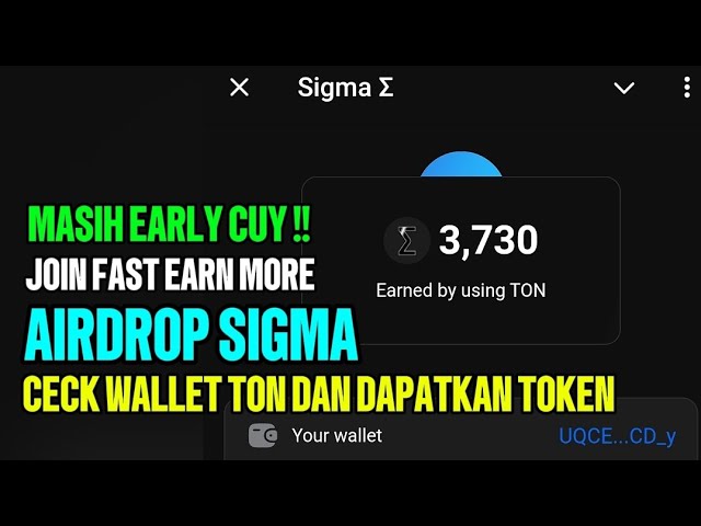 HOW TO WORK ON SIGMA AIRDROP JUST CONNECT WALLET TON GET TOKEN #sigma #airdrop #airdroptelegram #TON