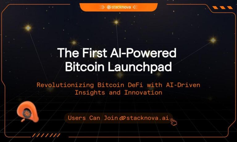 Stacknova stellt das weltweit erste KI-gestützte Bitcoin-Launchpad vor, das DeFi-Innovationen ermöglicht