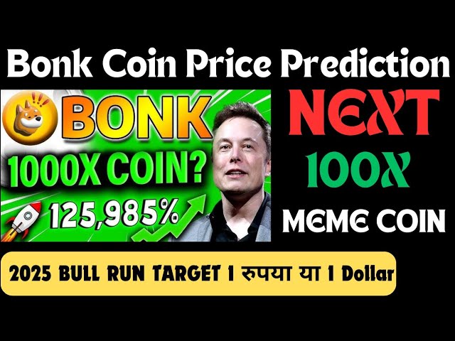 BONK COIN-PREISVORHERSAGE || BONK COIN-PREISVORHERSAGE 2025 || BONK COIN-UPDATE HEUTE