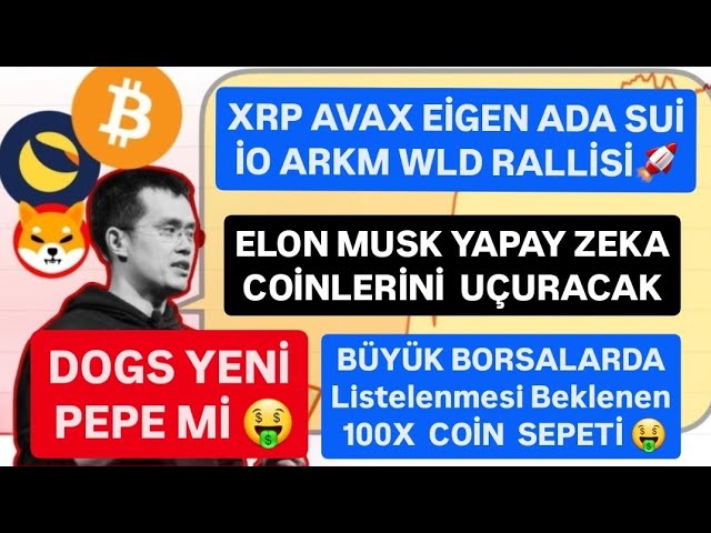 馬斯克簽訂專業合約🚨DOGS EіGEN SAGA XRP AVAX LNK ADA SUÿO ARKM WLD RALLÒSû