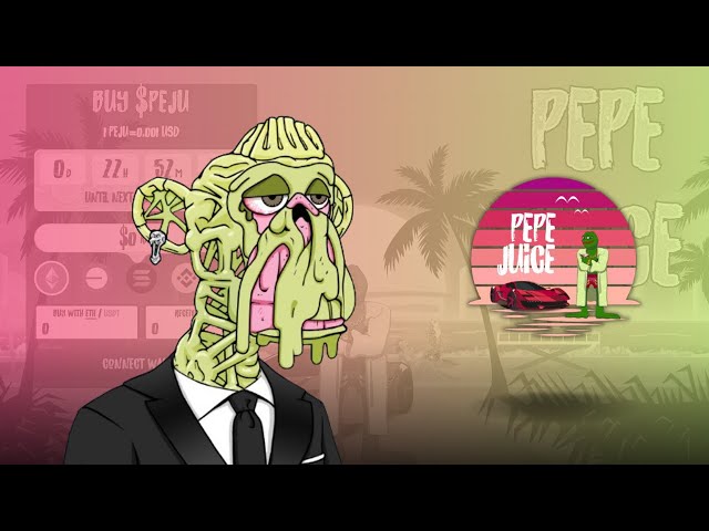 PEPE THE JUICE : LANCEMENT LE 14 JANVIER - PRE-SALE | $PEJU