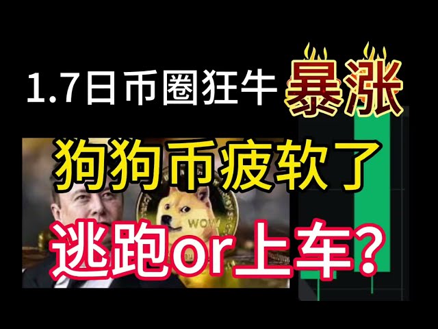 1.7円はクレイジーブル！ビットコインが10万超え！ドージコインは弱いですか？車に乗るべきか、それとも逃げるべきでしょうか？