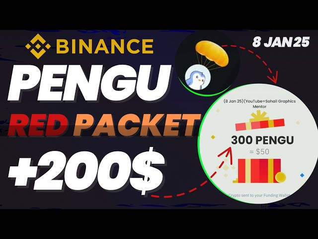 Code du paquet rouge Binance aujourd'hui | Pièce de pingouin | Largage aérien de Pingouin | Jeton Pingouin | code du paquet rouge aujourd'hui