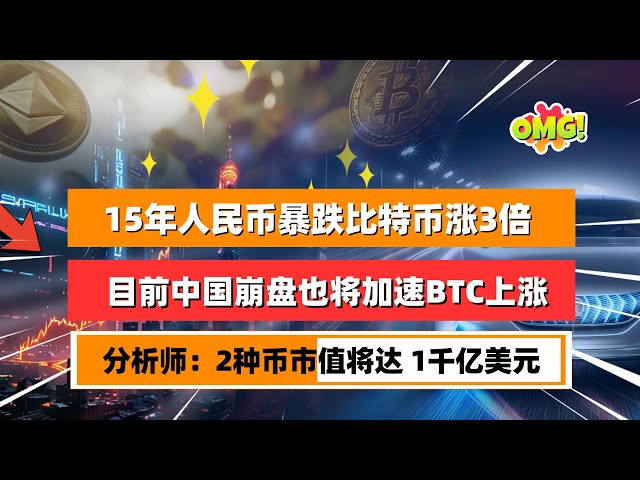 Le krach du marché chinois pourrait accélérer la hausse des prix du Bitcoin ! Trois prédictions majeures pour le marché en 2025 ! Les analystes disent : au premier trimestre de cette année, la valeur marchande de ces deux monnaies atteindra 100 milliards 