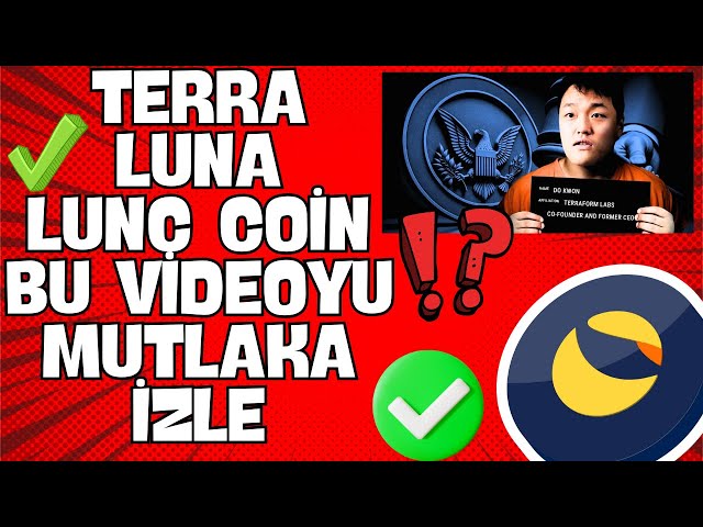 LUNA COIN LUNC 重大新聞必須關注 DO KWON 緊急 🚨🚨 #lunc #luna #bitcoin #terralunc